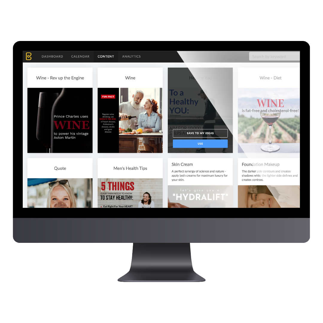 Content Organiser London Social media