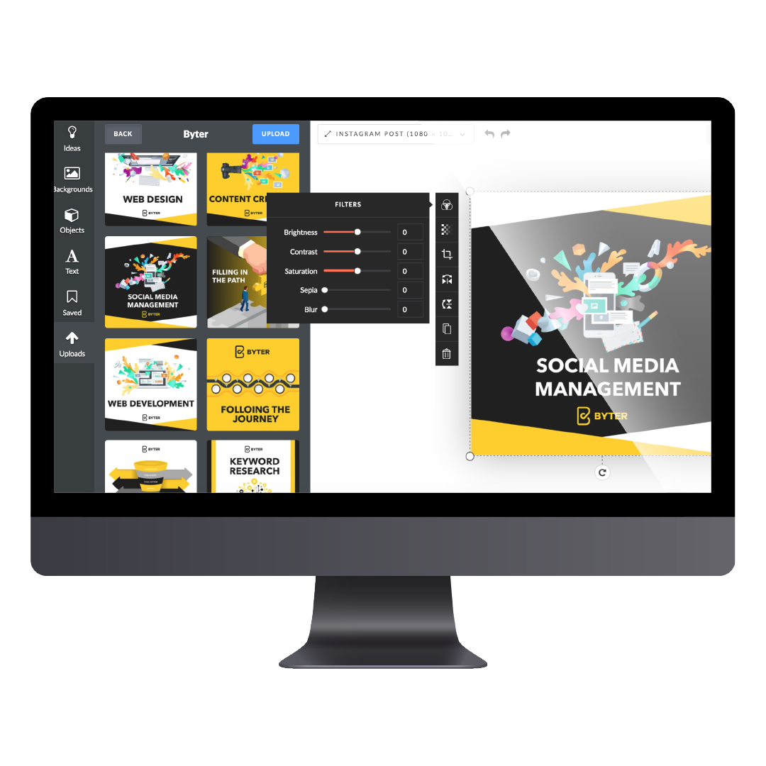 Content Organiser London Social media marketing